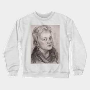 Portrait of an artist Mila Arbuzova Crewneck Sweatshirt